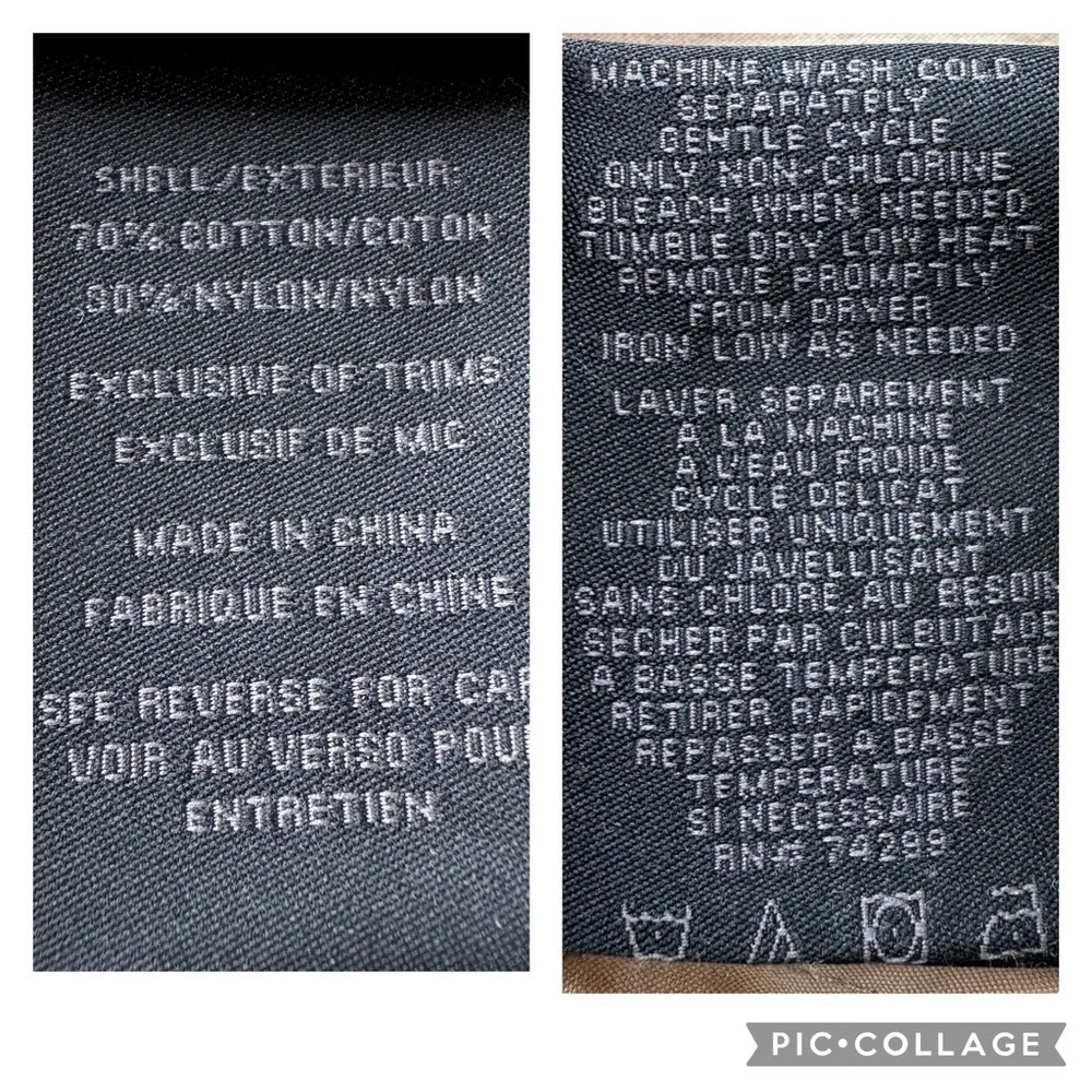 Steve Madden spring jacket, zip front with drawstring waist, cotton blend - Picture 12 of 16